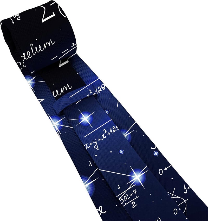 Guhothli Men's Novelty Tie Funny Necktie For Mens Wedding Party Work Casual Holiday Party - Image 4